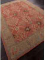 Addison And Banks Hand Tufted Abr0575 Orange Rust/Gold Brown Area Rug