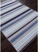 Addison And Banks Flat Weave Abr0631 Vanilla Ice - Dark Denim Area Rug