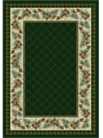 American Dakota National Park Evergreen Green Area Rug