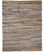 Anji Mountain American Graffiti Graphite Denim And Jute Area Rug