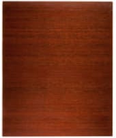 Anji Mountain Bamboo Chair Mat Deluxe No Lip Dark Cherry Area Rug