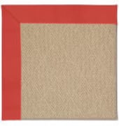 Capel Zoe Cane Wicker 1990 Sunset Red Area Rug