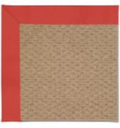 Capel Zoe Raffia 1992 Sunset Red Area Rug