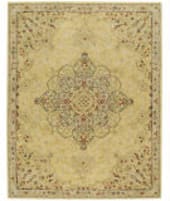 Capel Smyrna Medallion 3156 Yellow Area Rug