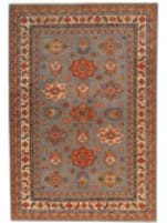 Capel Lineage Medallion 3458 Steel Blue Area Rug