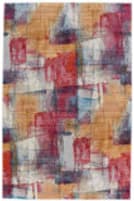 Capel Fuego Canvas 3812 Red Multi Area Rug