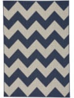 Capel Elsinore Chevron 4726 Midnight Blue Area Rug