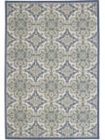 Capel Sanibel-Tile 5102 Medium Blue Area Rug