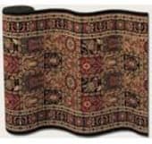 Couristan Royal Kashimar Antique Nain Black 8199-2599 Custom Length Runner
