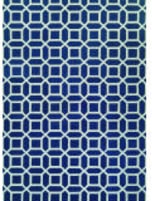 Couristan Bowery Havemeyer Sapphire - Sky Blue Area Rug