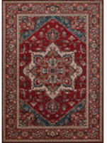 Couristan Old World Classic Antique Mash Antique Red Area Rug