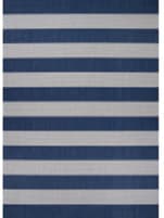 Couristan Afuera Yacht Club Midnight Blue - Ivory Area Rug