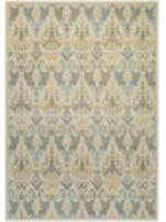 Couristan Everest Zion Desert Sand - Teal Area Rug