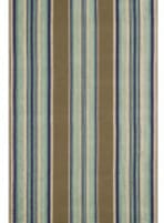 Dash And Albert Blue Heron Indoor-Outdoor Blue Area Rug