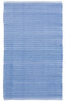 Dash And Albert C3 Herringbone Indoor-Outdoor French Blue Area Rug