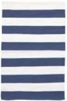 Dash And Albert Catamaran Indoor-Outdoor Denim - White Area Rug