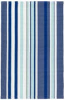 Dash and Albert Skyler Stripe Woven Blue Area Rug