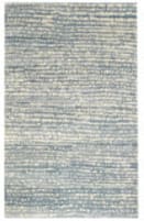 Dash and Albert Shepherd Knotted Pewter Blue Area Rug