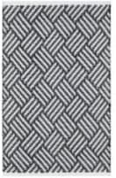 Dash and Albert Crisscross Woven Black Area Rug