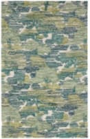 Dash and Albert Ladycross Hooked Green Area Rug
