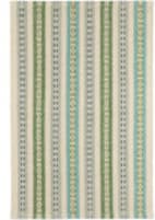 Dash and Albert Long Slade Woven Teal Area Rug