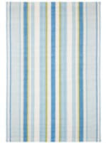 Dash and Albert Daphne Stripe Woven French Blue Area Rug