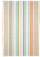 Dash and Albert Daphne Stripe Woven Sky Area Rug