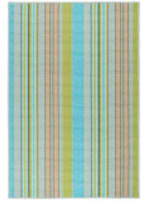 Dash and Albert Aquinnah Ticking Washable Multi Area Rug