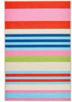 Dash and Albert Beach Stripe Washable Multi Area Rug