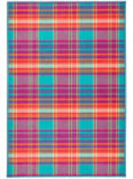 Dash and Albert Carter Madras Washable Multi Area Rug