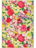 Dash and Albert Chamomile Cluster Washable Multi Area Rug