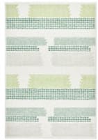 Dash and Albert Tread Lightly Washable Green Area Rug
