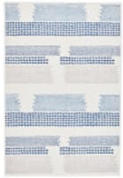 Dash and Albert Tread Lightly Washable Navy Area Rug