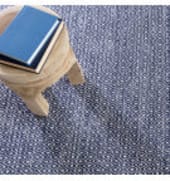 Dash And Albert Diamond Chenille Blue Area Rug