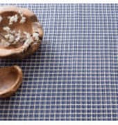 Dash And Albert Gridiron Indoor - Outdoor Denim Area Rug