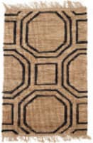 Dash And Albert Hexile Knotted Natural Area Rug