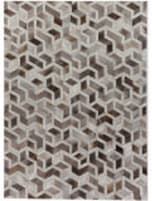Exquisite Rugs Natural Hide Hair on Hide 2144 Silver - Ivory Area Rug