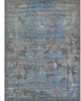 Exquisite Rugs Maison Hand Knotted 2470 Gray - Blue Area Rug