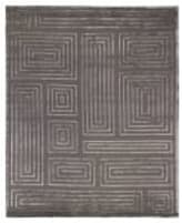 Exquisite Rugs Metro Velvet Hand Knotted 3038 Charcoal Area Rug