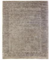 Exquisite Rugs Antique'd Silk Hand Knotted 3284 Beige Area Rug