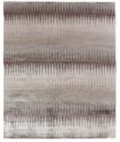 Exquisite Rugs Bamboo Silk Hand Knotted 3286 Gray - Brown Area Rug