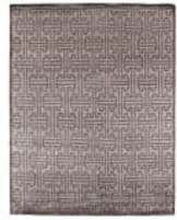 Exquisite Rugs Bamboo Silk Hand Knotted 3289 Dark Gray Area Rug