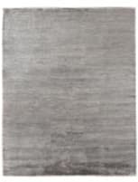 Exquisite Rugs Crush Hand Knotted 3301 Silver - Dark Silver Area Rug