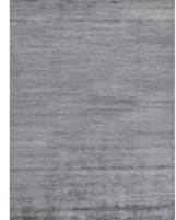 Exquisite Rugs Crush Hand Knotted 3302 Silver - Gray Area Rug