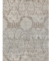 Exquisite Rugs Antique'd Silk Hand Knotted 3631 Beige Area Rug