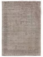 Exquisite Rugs Antique'd Silk Hand Knotted 3707 Silver Area Rug