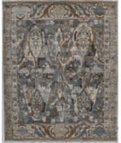 Exquisite Rugs Jurassic Hand Knotted 3799 Gray - Beige Area Rug