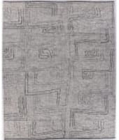 Exquisite Rugs Aldridge Hand Knotted 3807 Ivory - Gray Area Rug