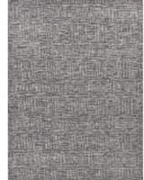 Exquisite Rugs Aldridge Hand Knotted 3810 Charcoal - Ivory Area Rug
