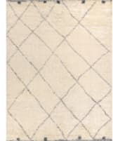 Exquisite Rugs Moroccan Hand Woven 3854 Ivory - Gray Area Rug